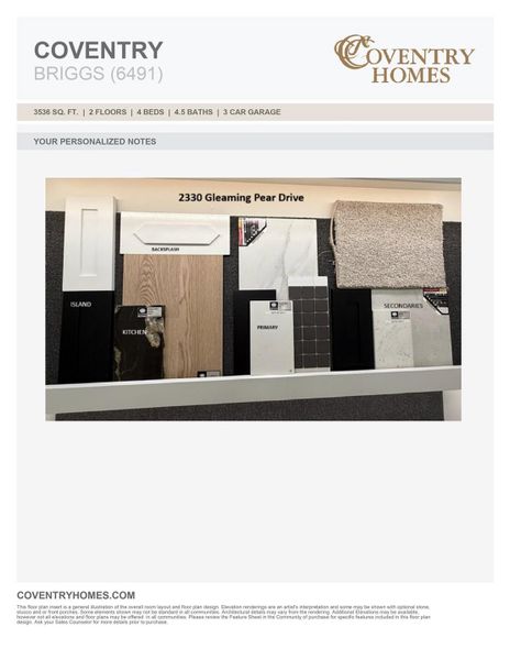 Sample of building materials used in homes in , Manvel (Image 4). Sample of building materials used in homes in , Manvel (Image 4).