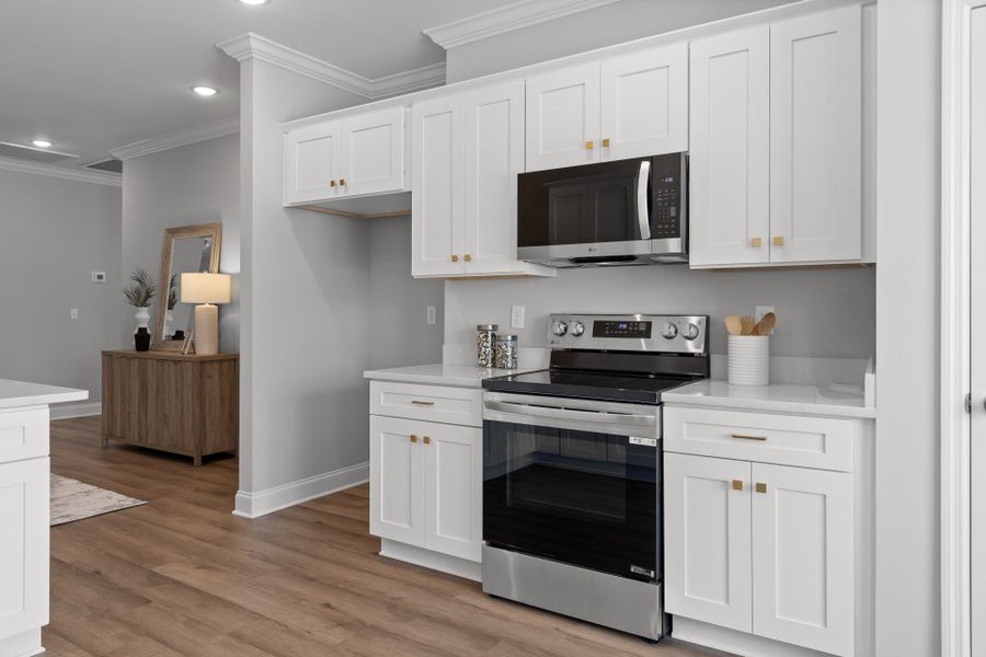 Representative furnished interior of a home built from the Bradley by Riverstone Construction, LLC in Bellingham Townhomes, Cleveland (Image 9).