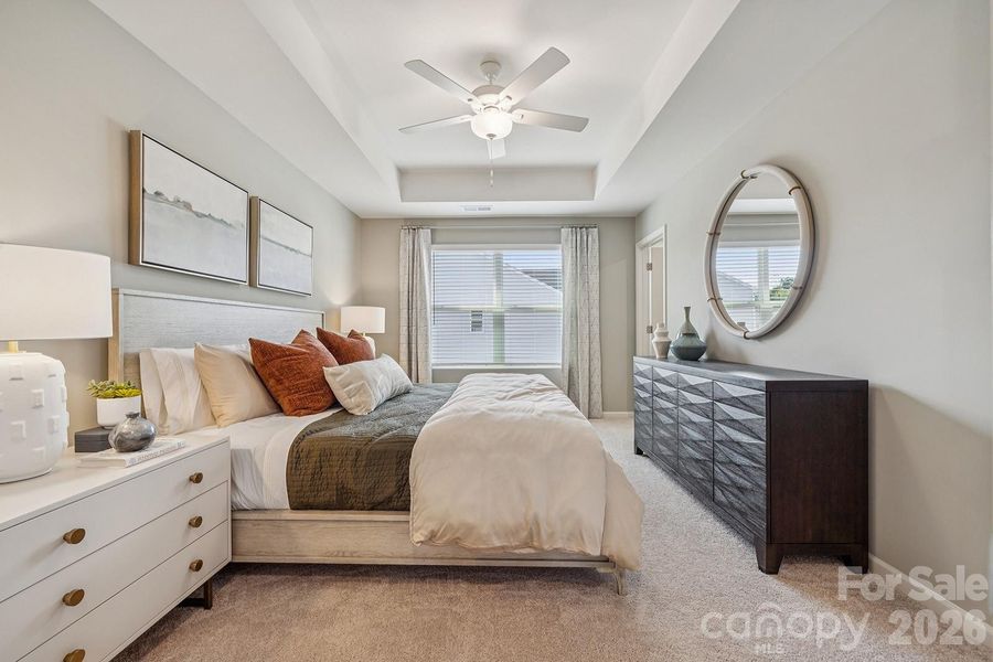 Example rendering Only - Home under construction with estimated completion in April or May.