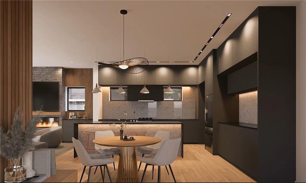 Furnished interior view inside a new home in , College Park (Image 24).