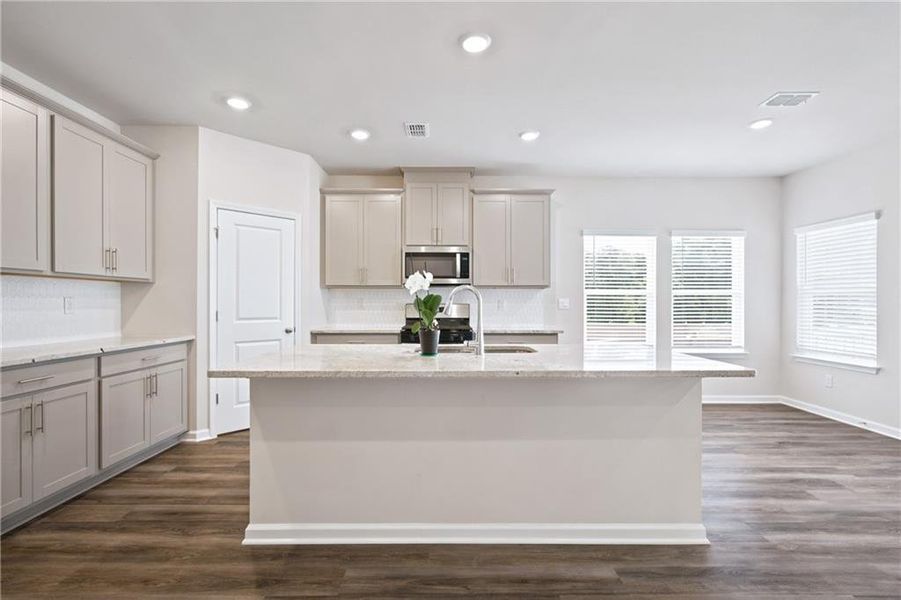 Furnished interior view inside a new home in Parkside at Grayson, Grayson (Image 9). Furnished interior view inside a new home in Parkside at Grayson, Grayson (Image 9).