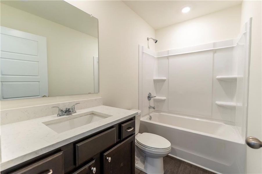 Furnished interior view inside a new home in , Dawsonville (Image 5).