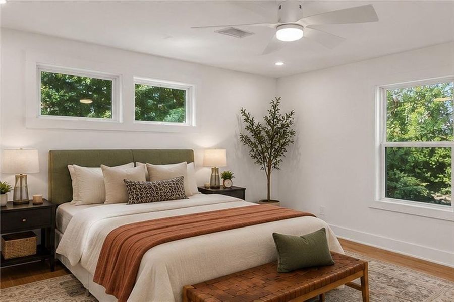 Furnished interior view inside a new home in , Atlanta (Image 33).