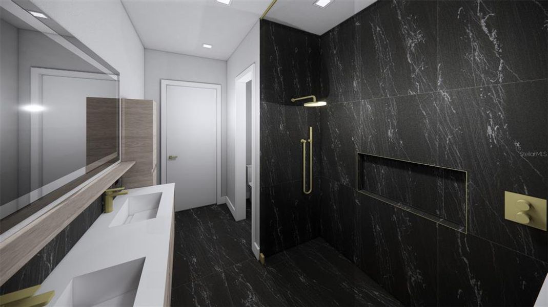 Furnished interior view inside a new home in , Sarasota (Image 20).