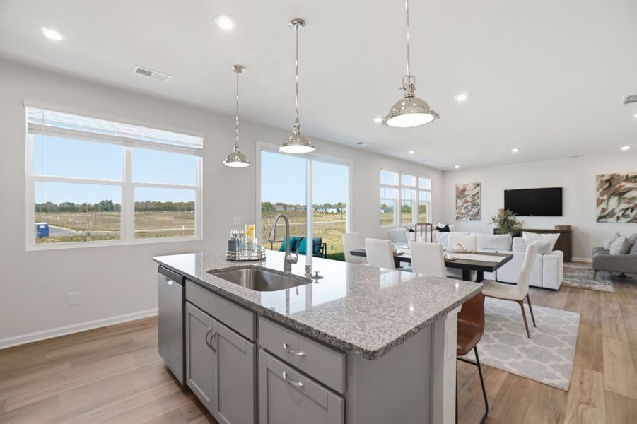 Furnished interior view inside a new home in Waxhaw Landing, Monroe (Image 8). Furnished interior view inside a new home in Waxhaw Landing, Monroe (Image 8).