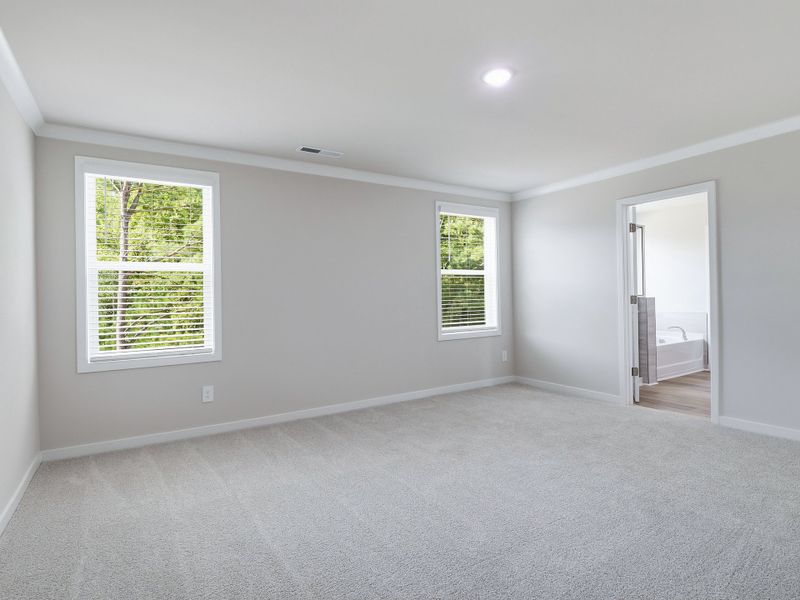 Spacious, unfurnished interior of a new home in Marshburn Landing - Signature Series, Wendell (Image 20). Spacious, unfurnished interior of a new home in Marshburn Landing - Signature Series, Wendell (Image 20).