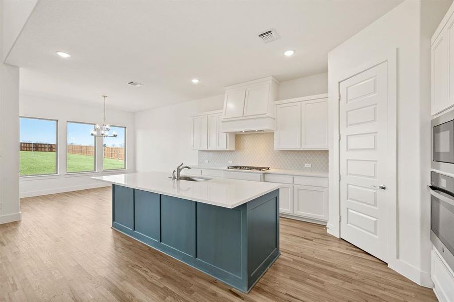 Furnished interior view inside a new home in Settlers Glen, New Fairview (Image 7).