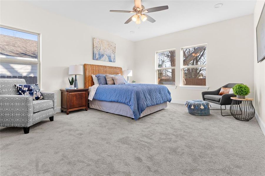 Furnished interior view inside a new home in , Bonham (Image 9).