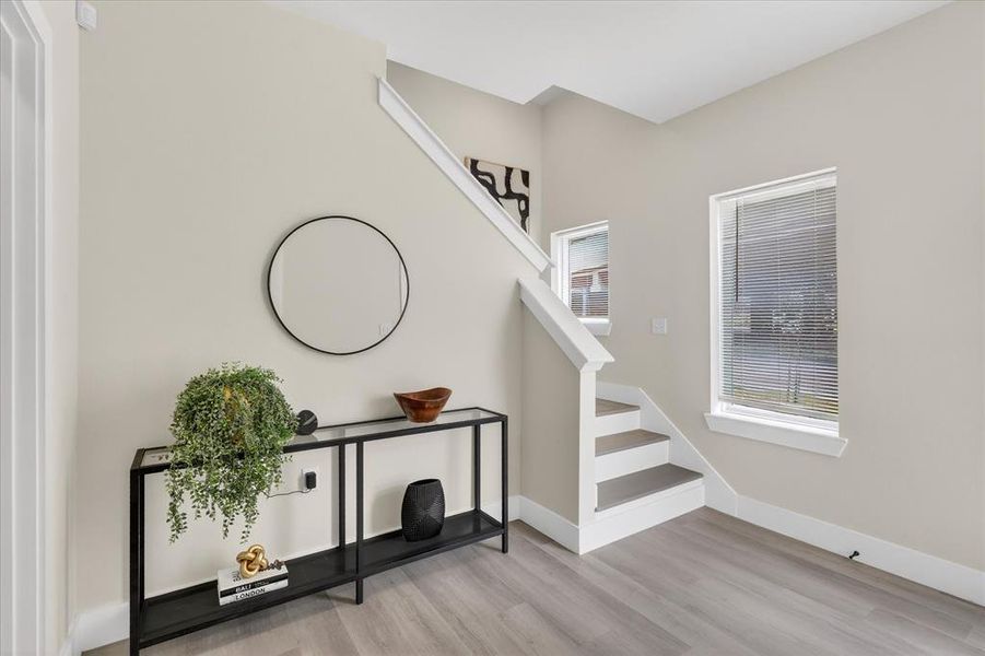 Furnished interior view inside a new home in , Dallas (Image 5).