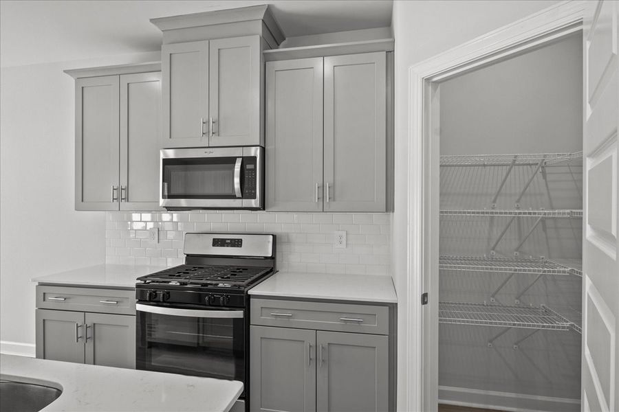 Furnished interior view inside a new home in Collier Ridge, Moore (Image 6). Furnished interior view inside a new home in Collier Ridge, Moore (Image 6).