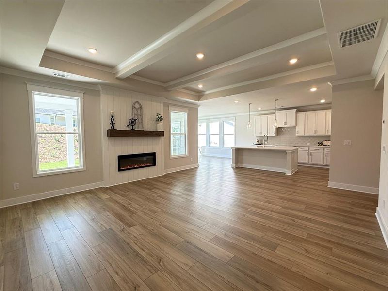 Spacious, unfurnished interior of a new home in Ponderosa Farms Reserve, Gainesville (Image 31).