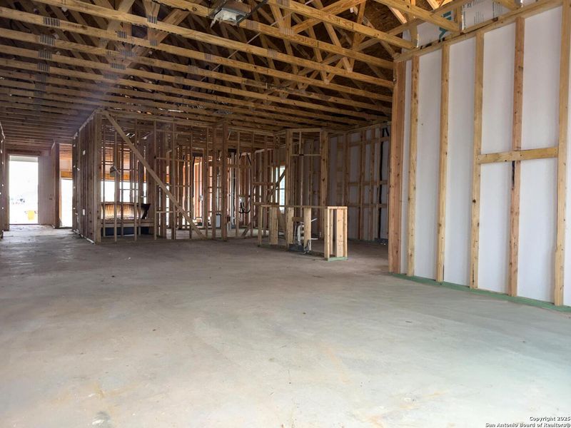 In-progress construction of a new home in Cordova Trails, Seguin, TX (Image 19).