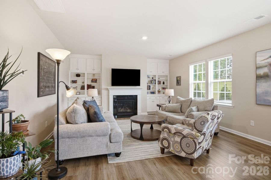 Furnished interior view inside a new home in Falls Cove at Lake Norman, Troutman (Image 16).