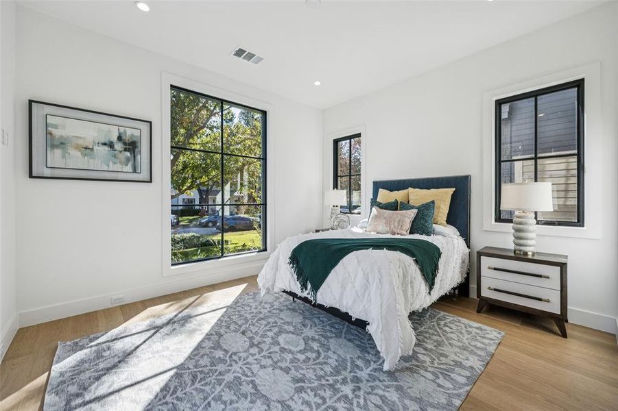 Furnished interior view inside a new home in , Dallas (Image 37).