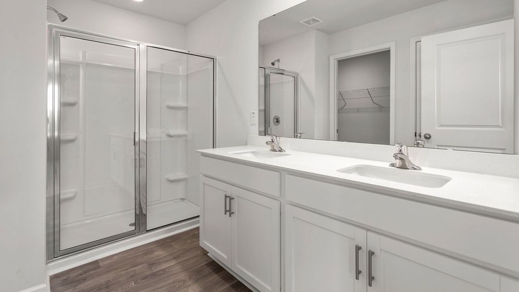 Furnished interior view inside a new home in Aspen Place, Thomasville (Image 7).