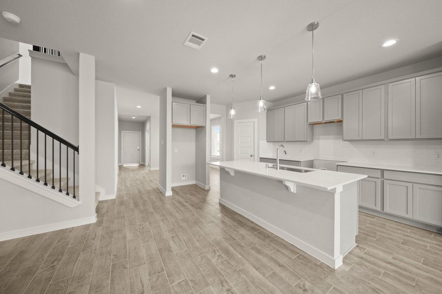 Furnished interior view inside a new home in Morton Creek Ranch, Katy (Image 8).
