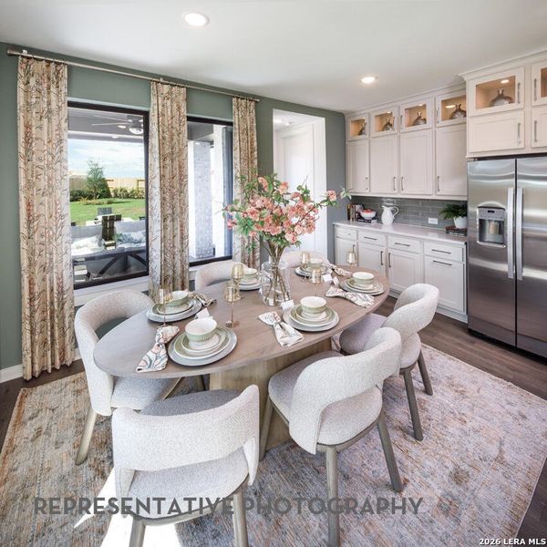Furnished interior view inside a new home in Sunflower Ridge, New Braunfels (Image 33).