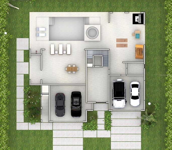 2D floor plan layout of this home in , Longboat Key, FL (Image 5). 2D floor plan layout of this home in , Longboat Key, FL (Image 5).