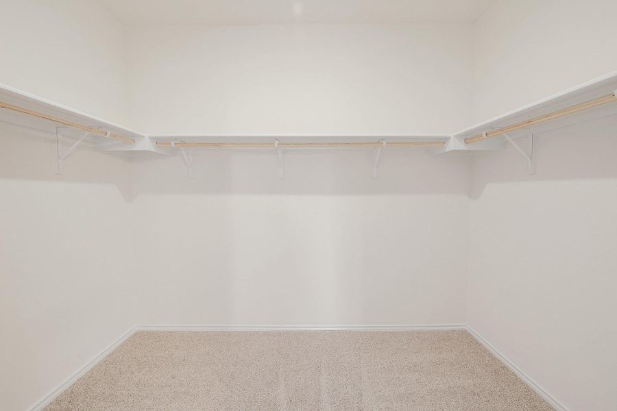 Spacious, unfurnished interior of a new home in River Bluff, Leander (Image 21).