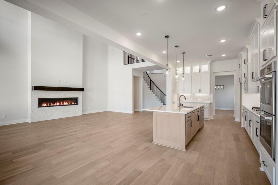 Furnished interior view inside a new home in Artavia 70′ Lots, Conroe (Image 6).