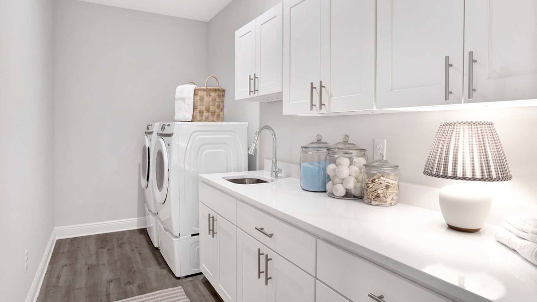 Furnished interior view inside a new home in Golden Gate, Naples (Image 18).