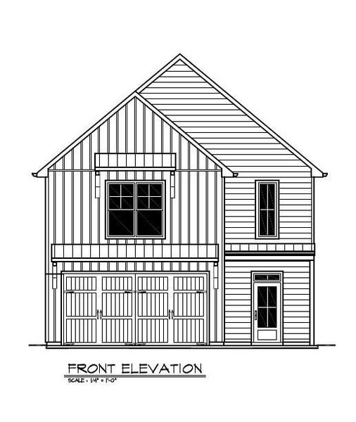 Exterior rendering of this home design in , Marietta, GA (Image 4).