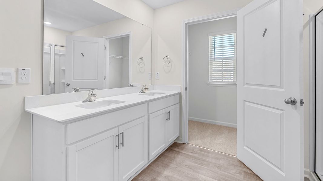 Furnished interior view inside a new home in Aspen Place, Thomasville (Image 9).