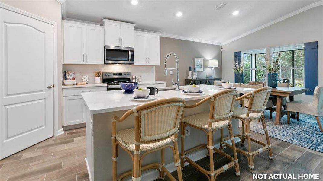 Furnished interior view inside a new home in Sawmill Branch, Palm Coast (Image 9).