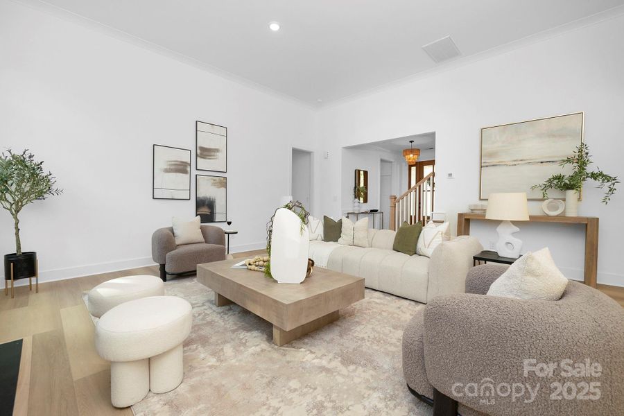 Furnished interior view inside a new home in , Clover (Image 8). Furnished interior view inside a new home in , Clover (Image 8).