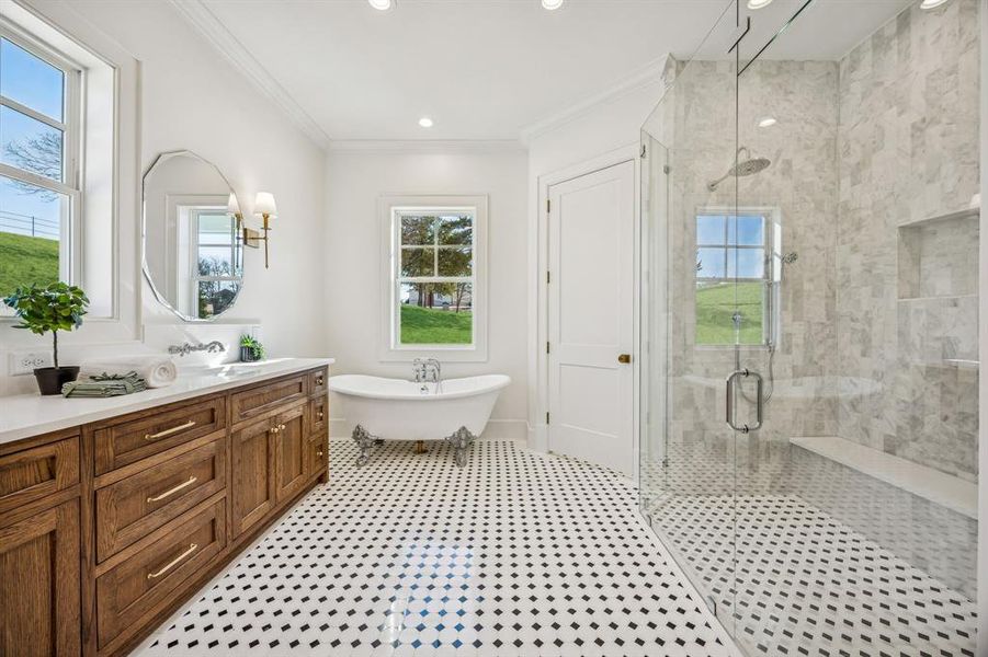 Furnished interior view inside a new home in , Anna (Image 12).