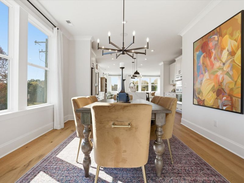 Furnished interior view inside a new home in Ross Farms, Charlotte (Image 15).