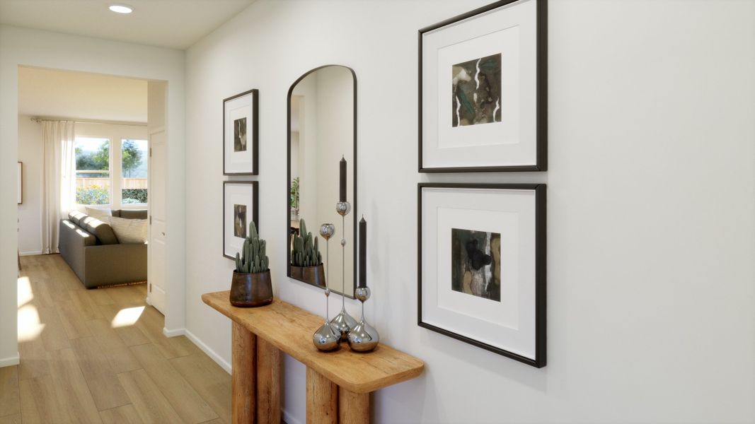 Furnished interior view inside a new home in The Estates Collection at Talon Pointe, Thornton (Image 11).