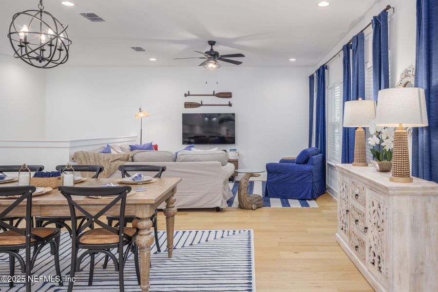 Furnished interior view inside a new home in , St. Augustine (Image 9).