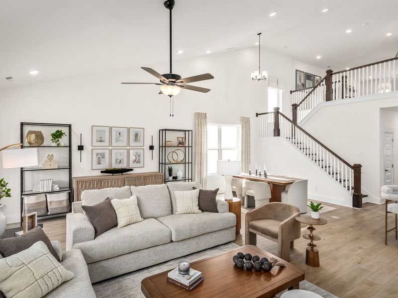 Representative furnished interior of a home built from the The Ridgeport E by Davidson Homes LLC in Benders Cove, Mount Juliet (Image 20).