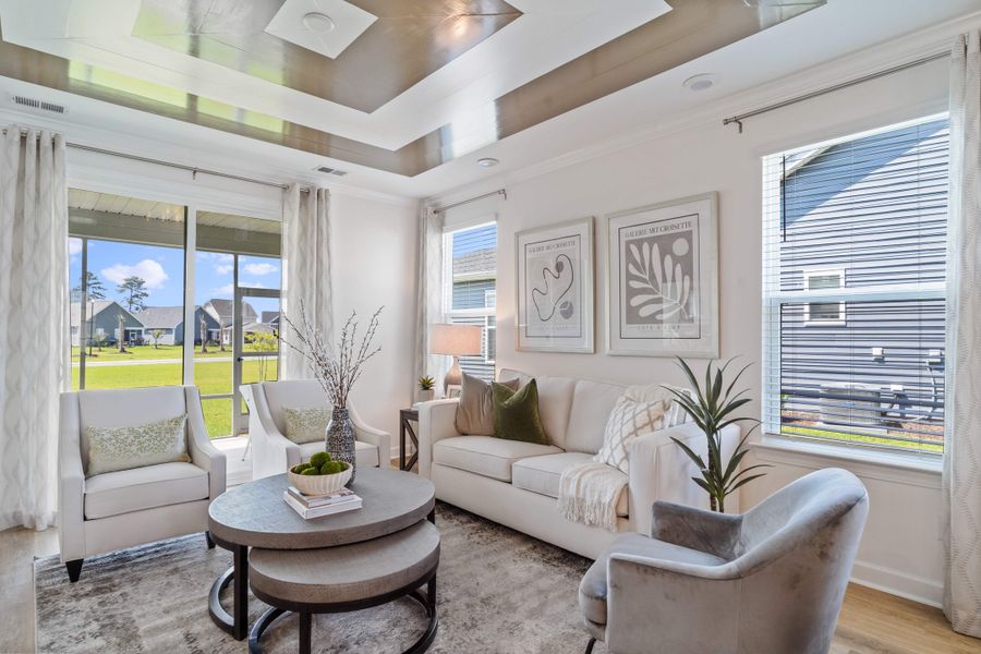 Furnished interior view inside a new home in Traditions at Carolina Forest, Myrtle Beach (Image 12). Furnished interior view inside a new home in Traditions at Carolina Forest, Myrtle Beach (Image 12).
