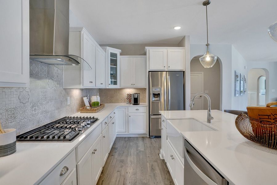 Representative furnished interior of a home built from the Promenade by McKee Homes in The Cottages at 78 North, Sanford (Image 19).