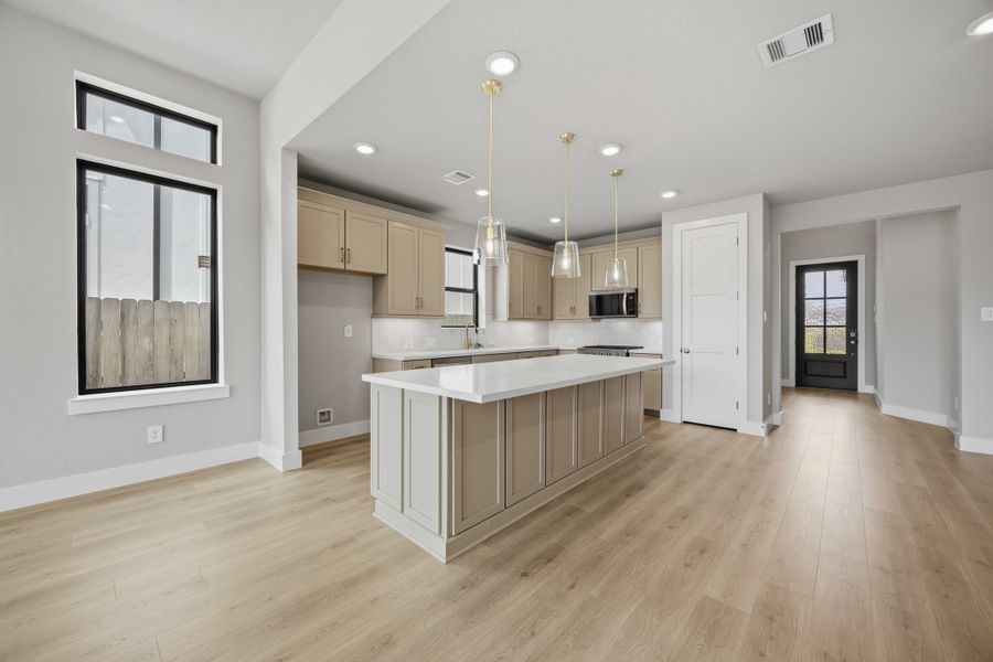 Furnished interior view inside a new home in Elyson, Katy (Image 7).