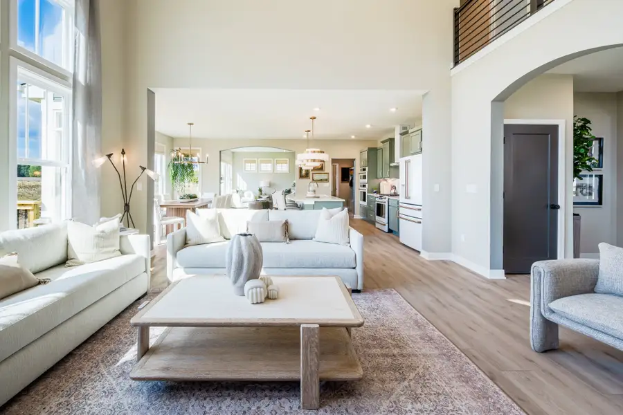 Representative furnished interior of a home built from the Grandin by Fischer Homes in The Dunes at Sandbar, Santa Rosa Beach (Image 14).