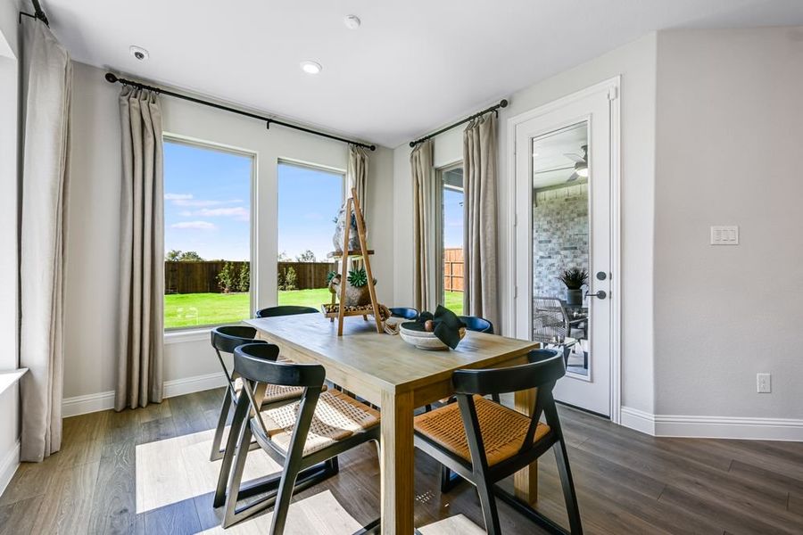 Furnished interior view inside a new home in Cross Creek Meadows, Celina (Image 9).