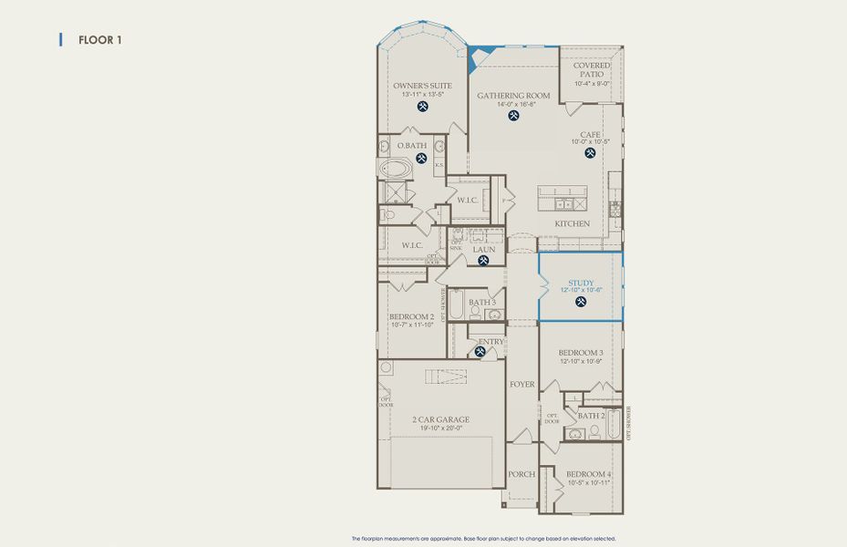 Chilton Floor Plan, Quick Move-In Home, Floor 1