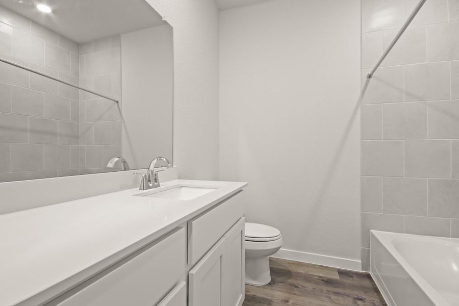 Furnished interior view inside a new home in Oakwood Ranch, Willis (Image 8). Furnished interior view inside a new home in Oakwood Ranch, Willis (Image 8).