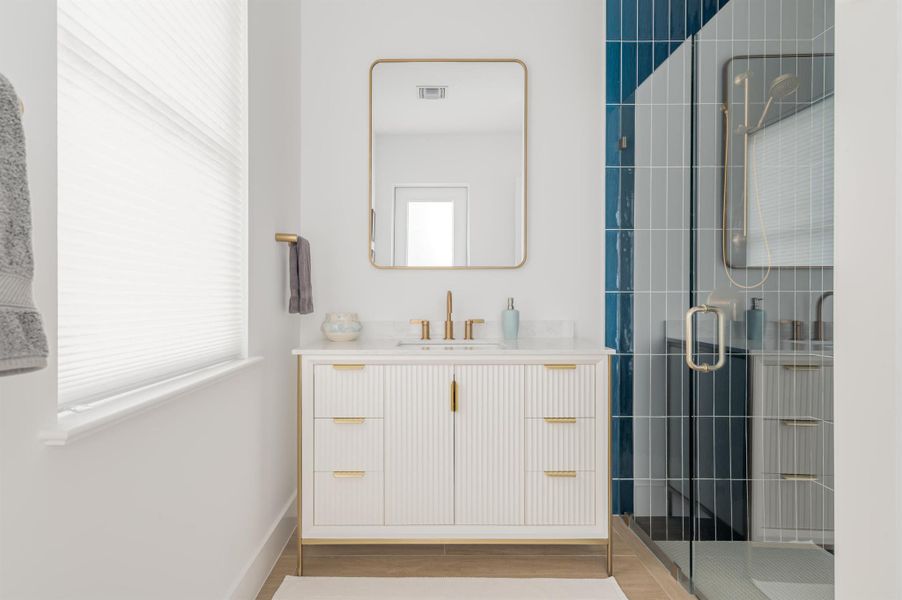 Furnished interior view inside a new home in , Stuart (Image 22).