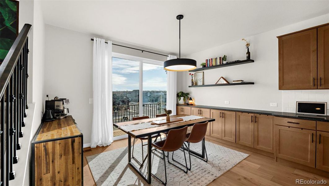 Furnished interior view inside a new home in , Colorado Springs (Image 9).