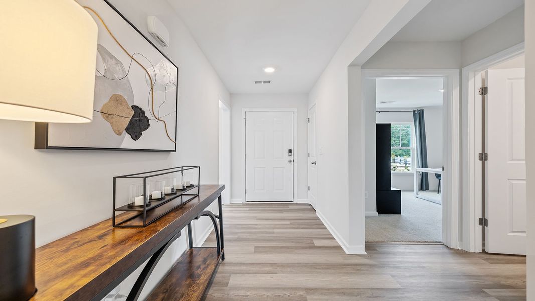 Furnished interior view inside a new home in Waverly Station, Greenwood (Image 5).