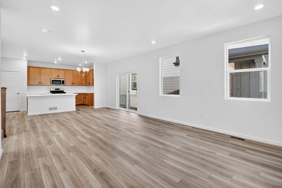 Spacious, unfurnished interior of a new home in Farmlore, Brighton (Image 8). Spacious, unfurnished interior of a new home in Farmlore, Brighton (Image 8).
