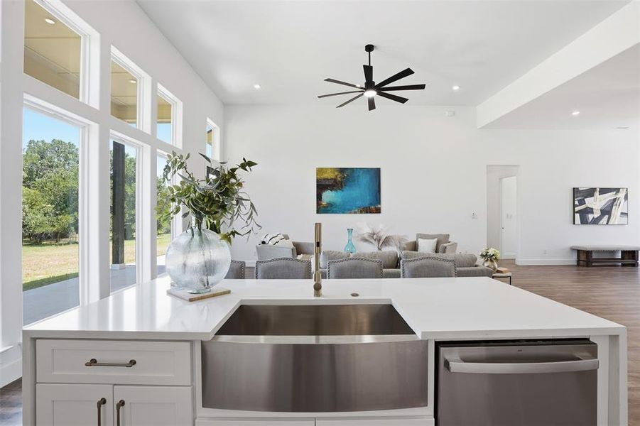 Furnished interior view inside a new home in Pecan Plantation, Granbury (Image 14).