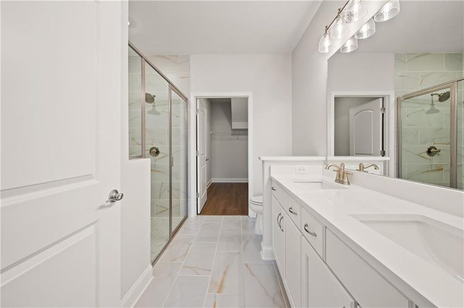 Furnished interior view inside a new home in , Cartersville (Image 11).