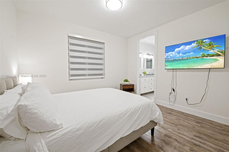 Furnished interior view inside a new home in , Miami Springs (Image 16).