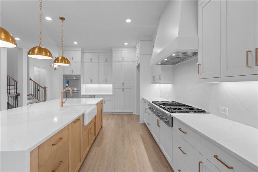 Furnished interior view inside a new home in Waterside Single Family, Peachtree Corners (Image 7). Furnished interior view inside a new home in Waterside Single Family, Peachtree Corners (Image 7).