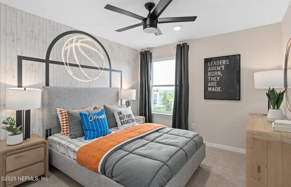 Furnished interior view inside a new home in Westerly Park at Wildlight, Yulee (Image 4).